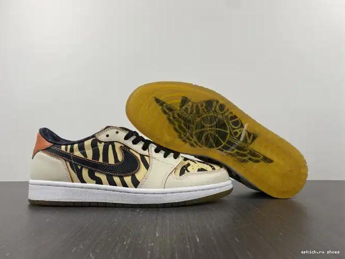 Rep DH6932-100 Jordan 1 the Air Year Tiger Low OG of 0425